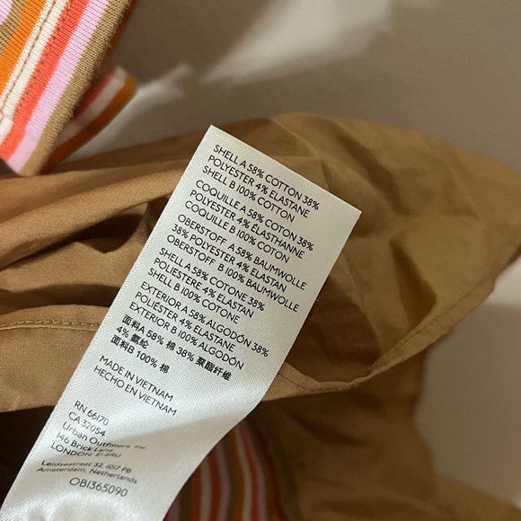 Maeve by Anthropology Stripped Blouse Size M - Picture 6 of 6